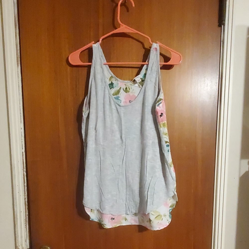 Floral print tank top